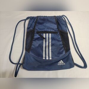 Adidas Alliance Sackpack Navy Blue Drawstring Backpack